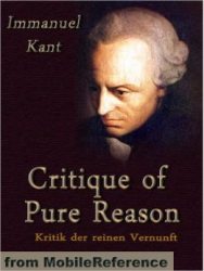 Kant, Critique of Pure Reason 1