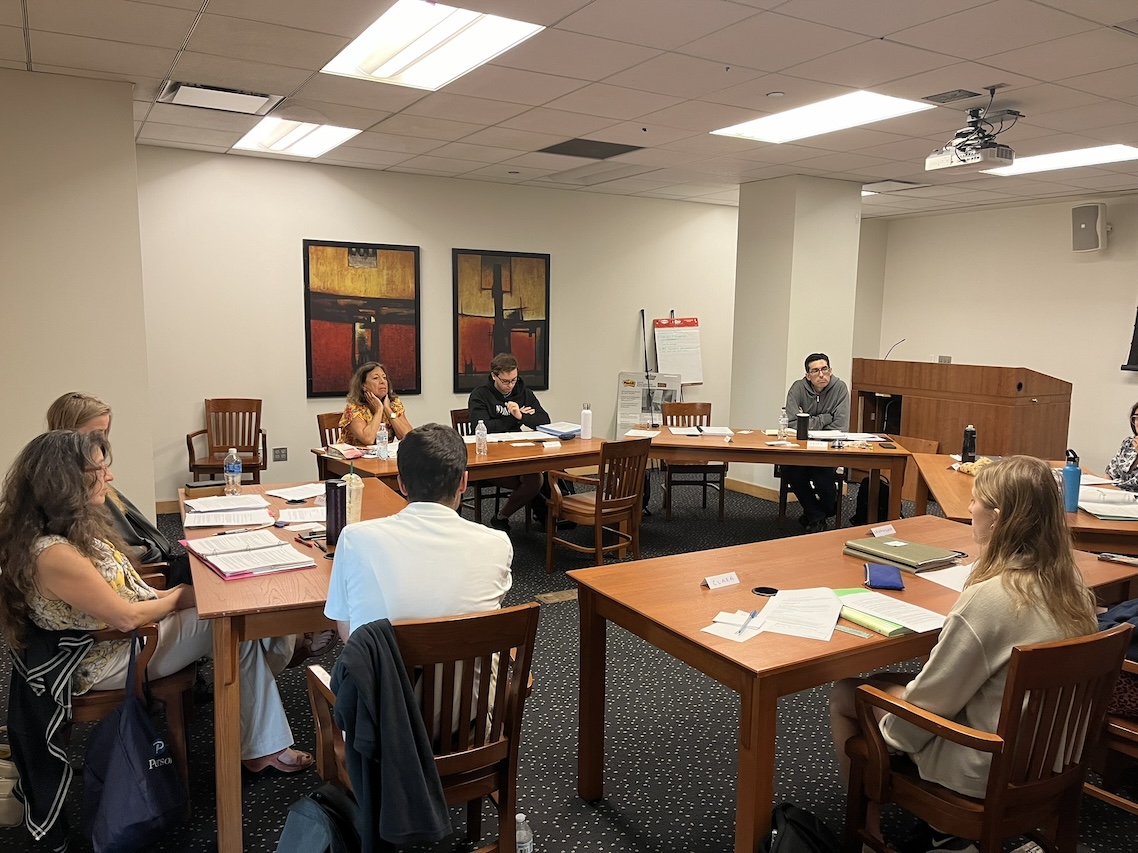 Socratic seminar at Reliance College
